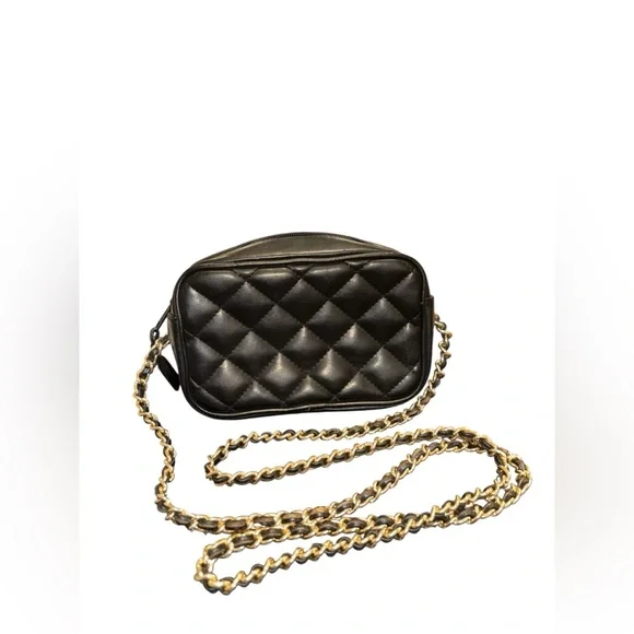 Jennifer Moore quilted bag with gold chain strap vintage EUC - Picture 7 of 7